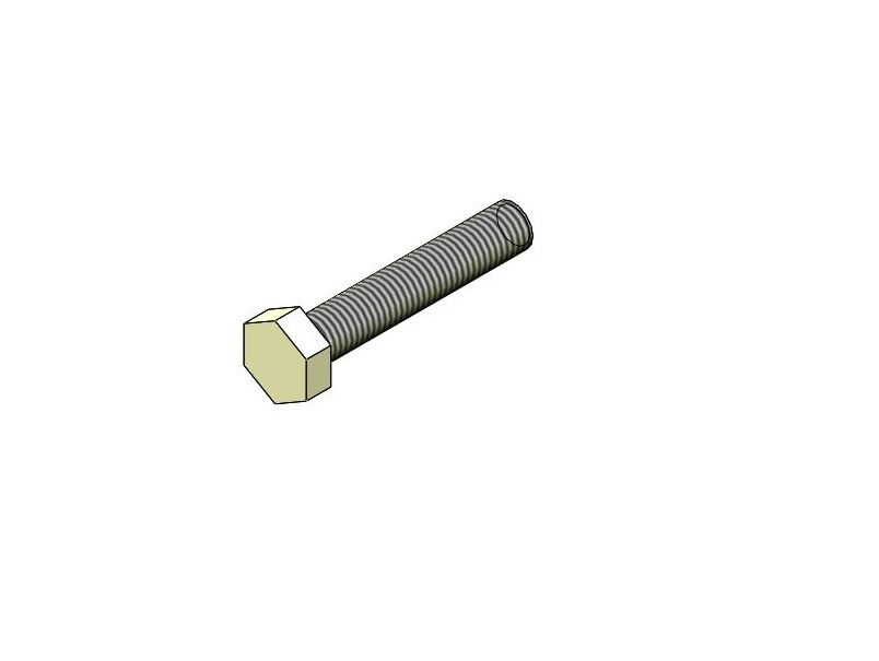 Болт М12-6gх65.88.019 DIN 933 (ДСТУ ГОСТ 7798:2008)