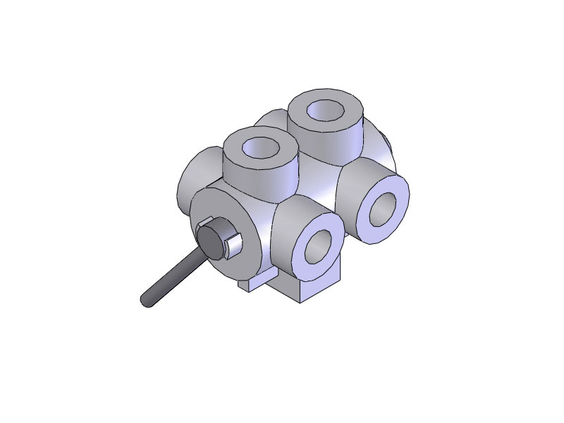 Кран трехканальный двухсекционный DDF6V03C