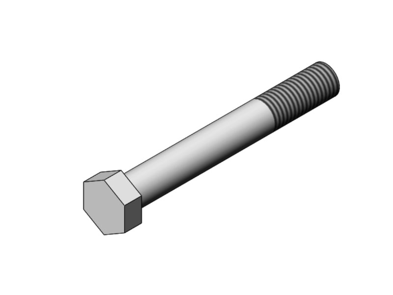 Болт М10-6gх70.88.019 DIN 931 (ДСТУ ГОСТ 7798:2008)