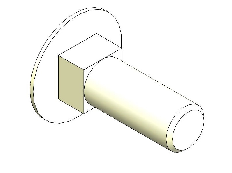 Болт М12-6gx35.88.019 DIN 603 (ДСТУ ГОСТ 7802:2008)