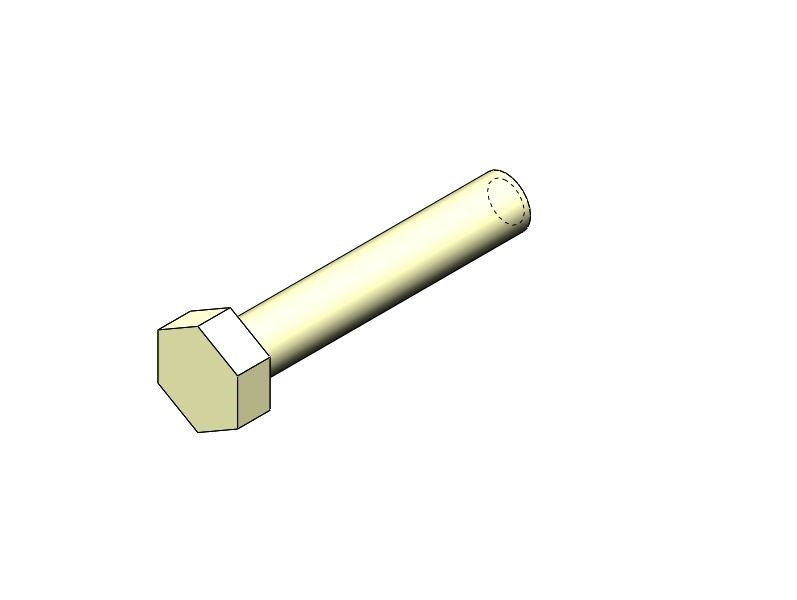 Болт М8-6gx45.88.019 DIN 931 (ДСТУ ГОСТ 7798:2008)