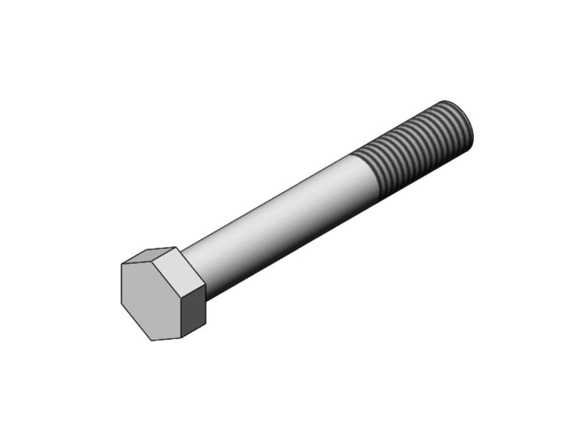 Болт М10-6gх65.88.019 DIN 931 (ДСТУ ГОСТ 7798:2008)