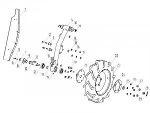 картинка СУС 00.6380  КОЛЕСО ПРИВОДНОЕ от Интернет магазина Эльворти